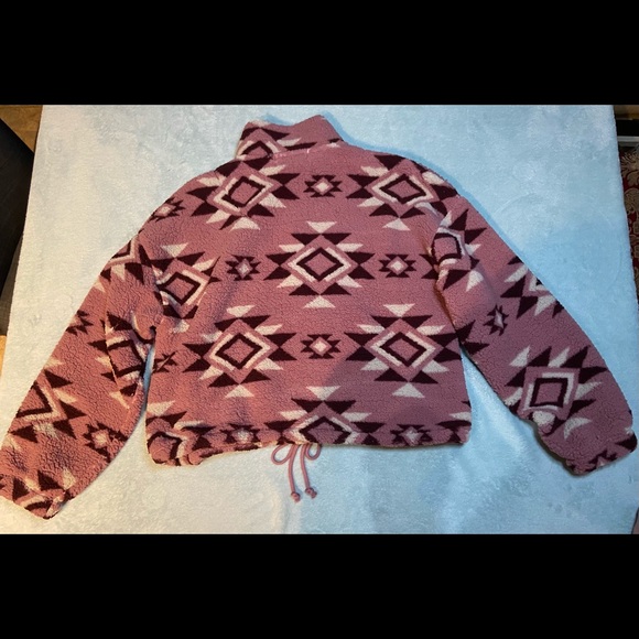 Pink Rose-Aztec Print Sweater - Picture 2 of 5